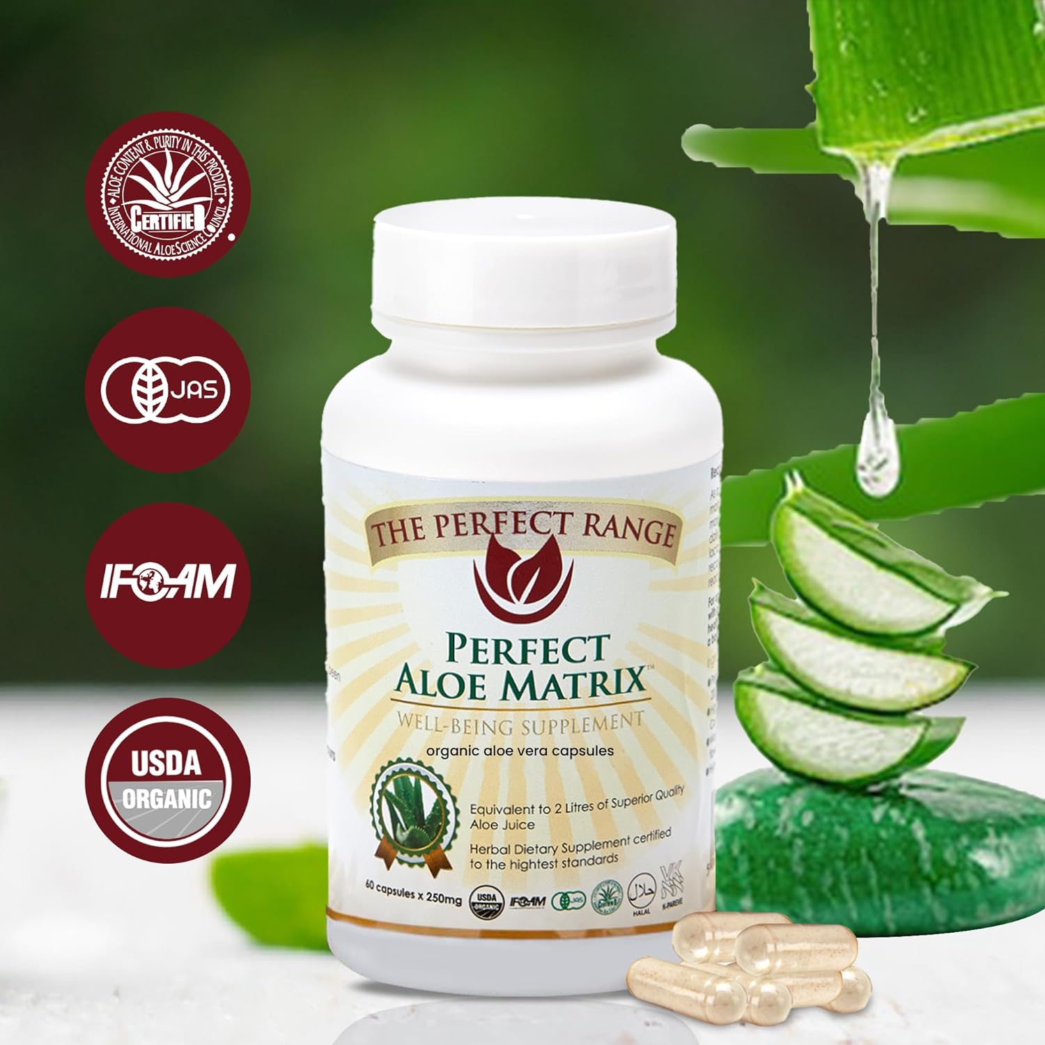 Organic Aloe Vera Capsules